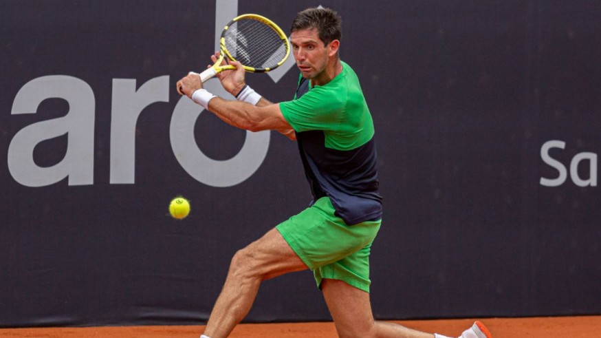 Federico Delbonis, rival de Alcaraz en los octavos de final de Río de Janeiro