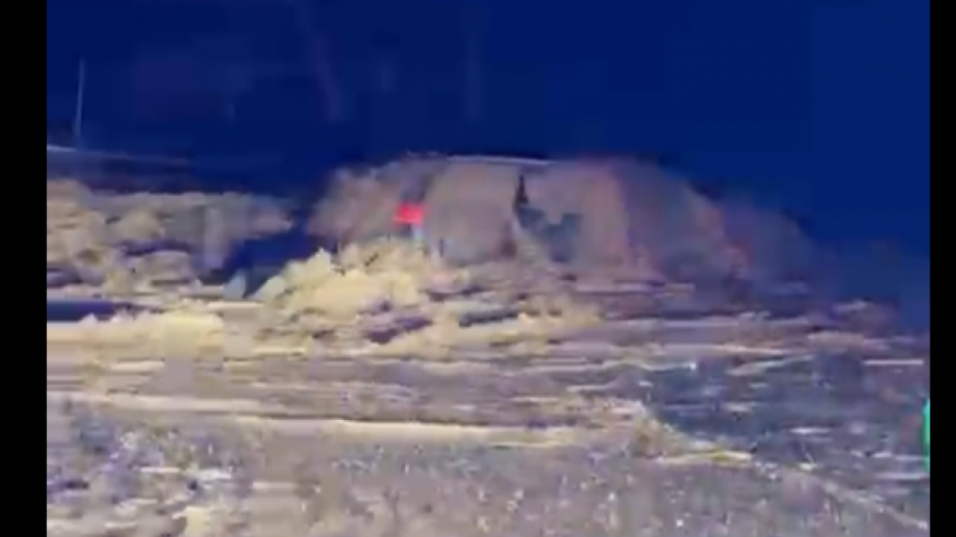 Rescate “in extremis” en la rambla del Cocón en Águilas tras las fuertes lluvias