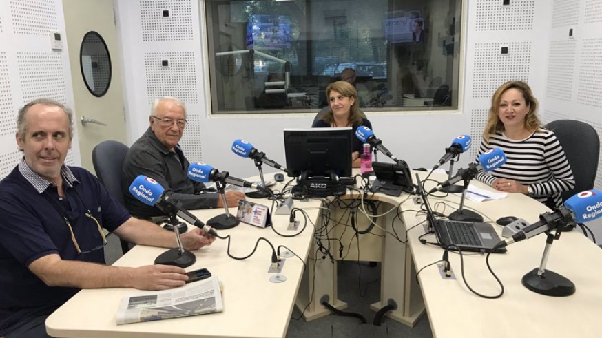 Nuestros tertulianos en el estudio de ORM
