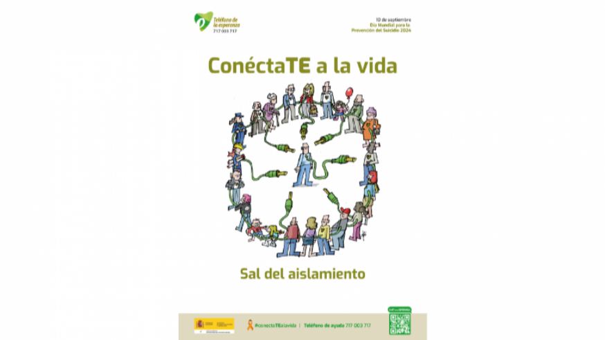 'Conéctate a la vida' es el nuevo lema de la campaña de visibilización del Teléfono de la Esperanza