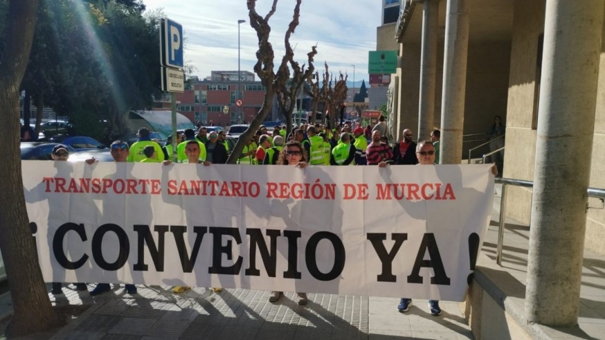 El transporte sanitario de la Región de Murcia inicia una huelga este jueves 
