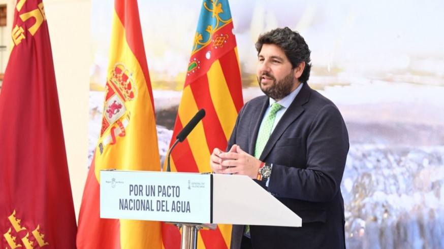 López Miras reivindica el trasvase como cohesión en su 45 aniversario