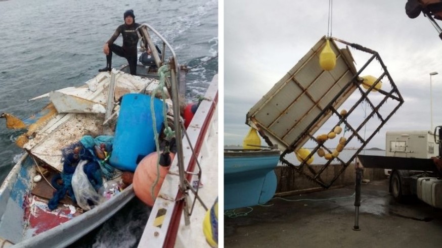 La Fundación Estrella de Levante colabora de nuevo con los pescadores para limpiar el Mar Menor