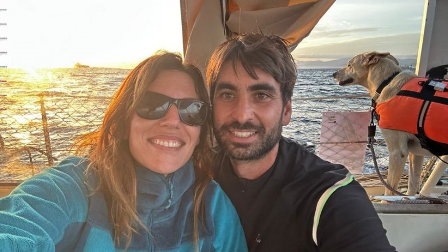 GALERÍA | Laura Martínez y Juan Pedro Otón recorren el mundo en barco
