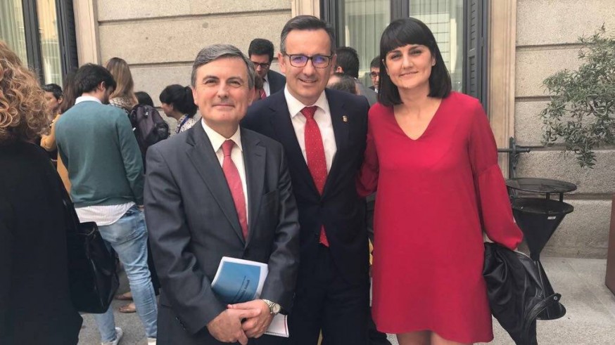 Saura, Conesa y Mª González Veracruz