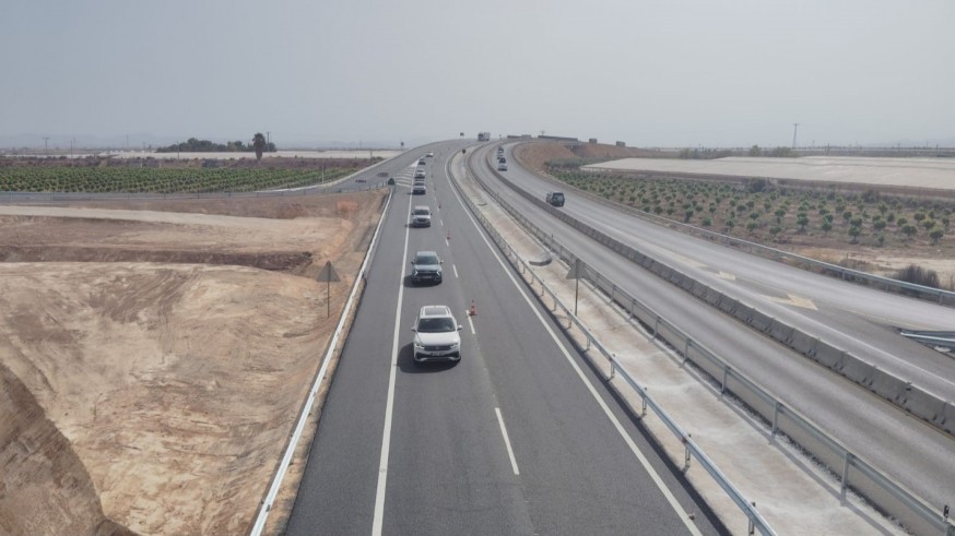 Adif completa las obras en la autovía del Mar Menor a la altura de Balsicas