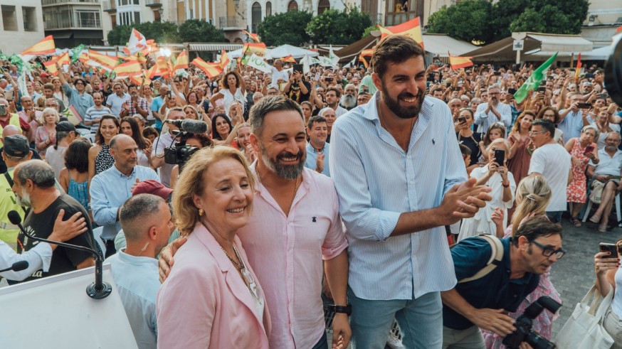 Santiago Abascal cierra la campaña electoral en Madrid