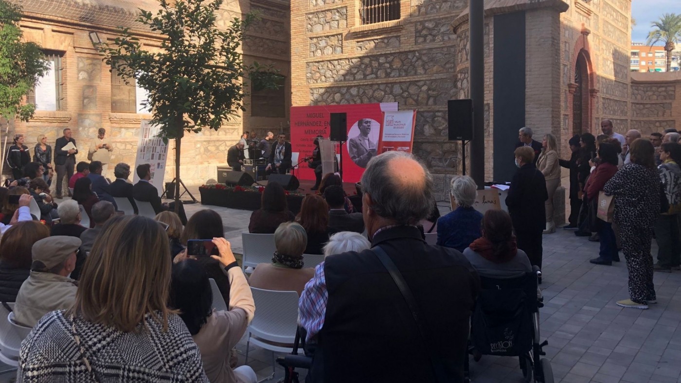 Homenaje a Miguel Hernández en la cárcel de Murcia 