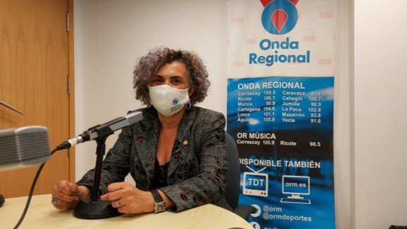 Beatriz Miguel, rectora de la UPCT, en una imagen de archivo de Onda Regional