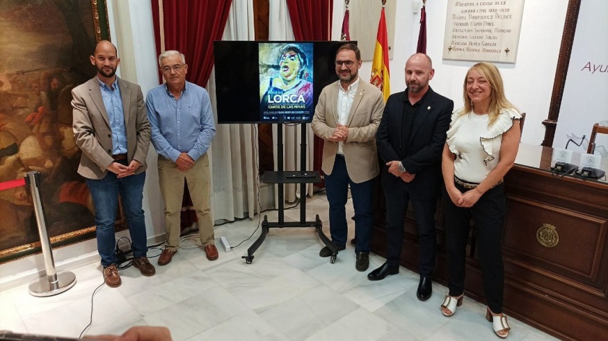 Presentación de la prueba selectiva del Festival del Cante de las Minas que tendrá lugar en Lorca