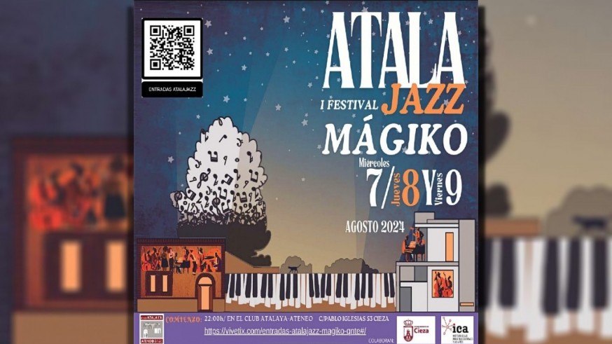 Hablamos del I Festival AtalaJazz Mágiko del Club Atalaya-Ateneo de Cieza con Claudio Caballero, María Cano y Pedro Vázquez