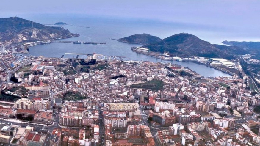 Imagen aérea de Cartagena