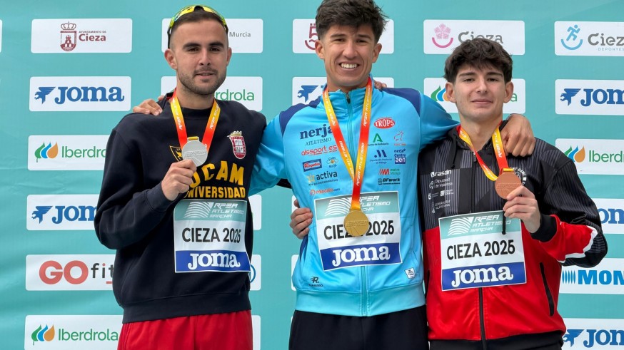 Manu Bermúdez se cuelga la plata en el primer Nacional de Marcha Maratón