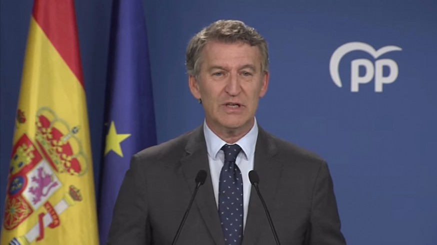 Feijóo descarta una moción de censura para no darle "un balón de oxígeno" a Sánchez