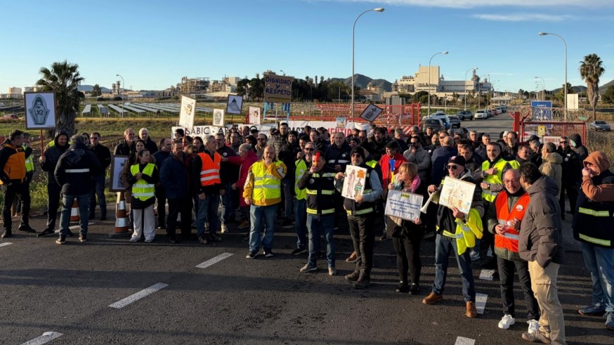 Segundo día de paro total en Sabic Cartagena con más del 90 % de seguimiento, según el comité de empresa