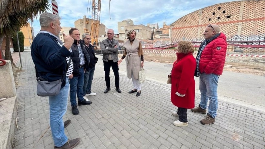 El PP de Murcia lamenta la 'dejadez' que sufren los vecinos de Barriomar-La Purísima por las obras del soterramiento