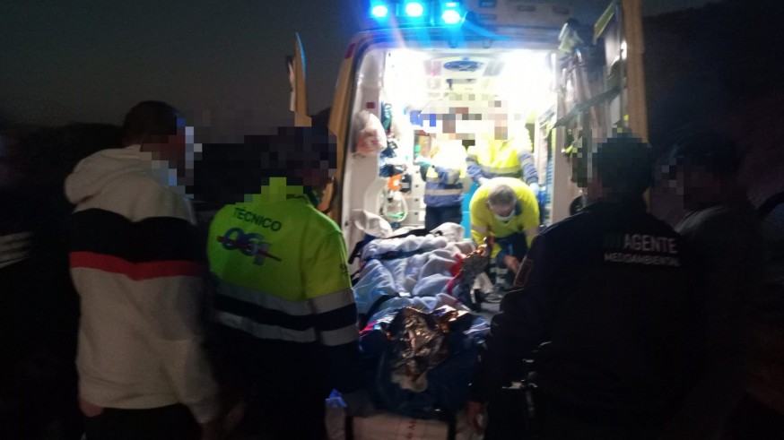 Herido un senderista de 79 años en Lorca al caer por un barranco