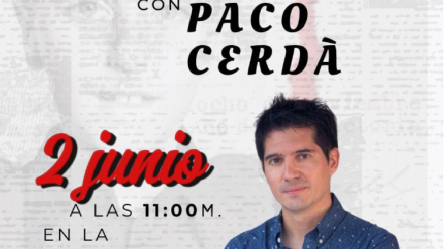 Paco Cerdá reivindica la memoria histórica ante los alumnos del Instituto Felipe VI de Yecla