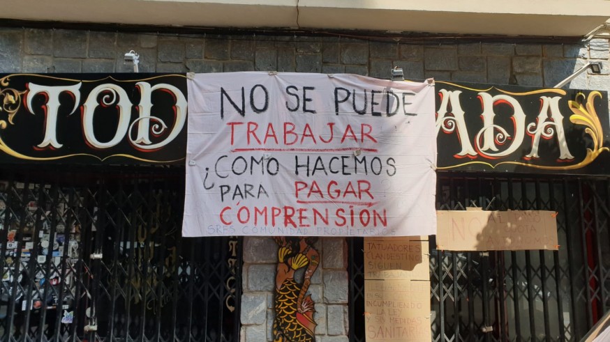 Comercio cerrado en Murcia