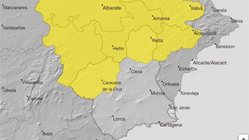 Aviso amarillo por tormentas en el Altiplano y Noroeste este lunes