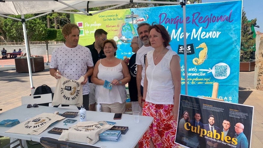 Podemos inicia una campaña para convertir el Mar Menor en Parque Regional