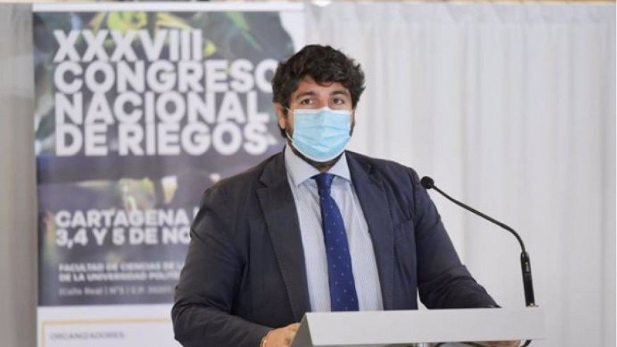 López Miras, sobre ALDi: "Las empresas que estén contaminando tendrán que asumir todas las consecuencias"