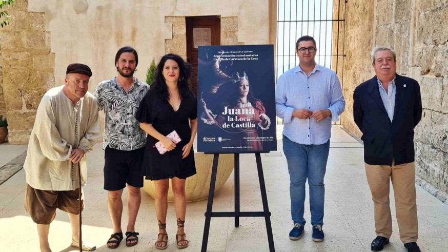 Las representaciones nocturnas vuelven en agosto al Castillo de Caravaca con ‘Juana, la Loca de Castilla’