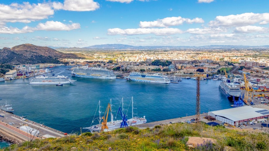 A bordo. El muelle de cruceros de Cartagena estará electrificado a finales de 2027