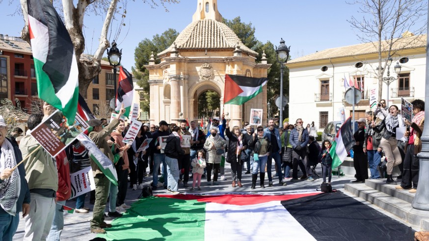 Manifestación en Caravaca contra "el exterminio del pueblo palestino"