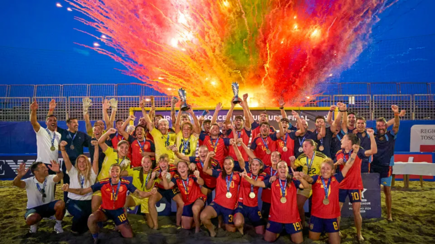 Fin de semana histórico para el fútbol playa español