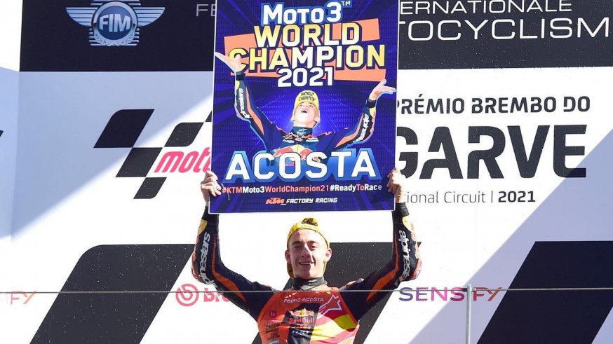 Pedro Acosta hace historia y se proclama campeón del Mundo de Moto 3