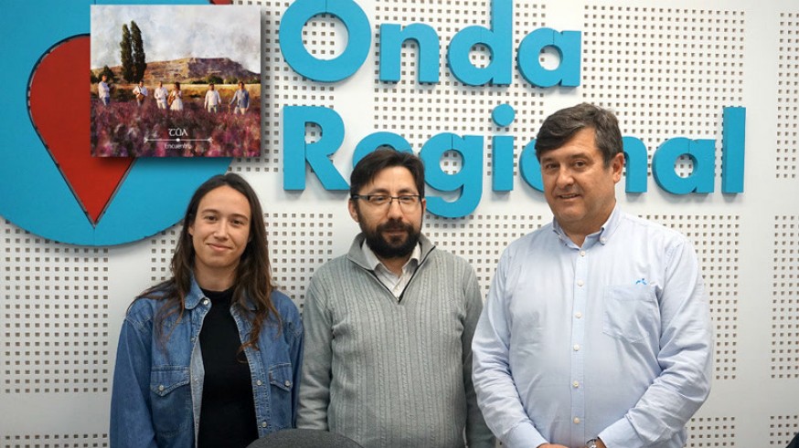 Irene Cano, Raúl Pastor e Ismael Galiana, del grupo Túa