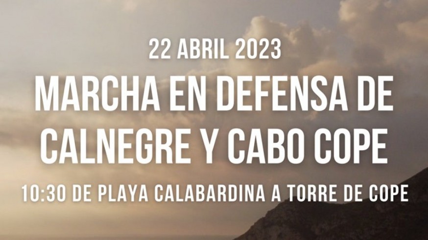 Convocan una gran marcha ciudadana para exigir la protección efectiva de Calnegre-Cabo Cope