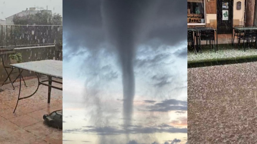 Las mangas marinas y el granizo serán más frecuentes en la Región 