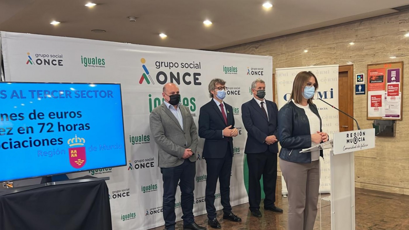 La Comunidad anticipa hasta 5 millones a 39 entidades de atención a la discapacidad y víctimas de violencia de género