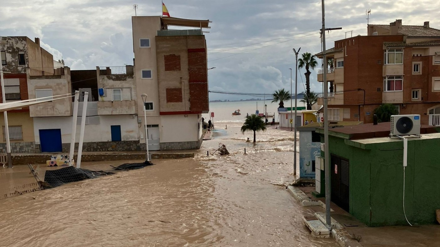 En la Región de Murcia se ha construido más en zonas inundables que en áreas no sujetas a inundación desde 1956