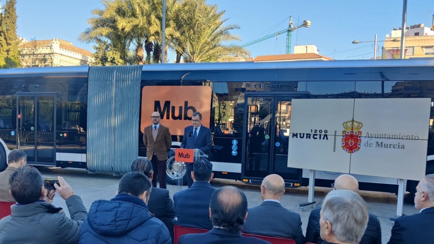 Murcia presenta una nueva red de transporte público 
