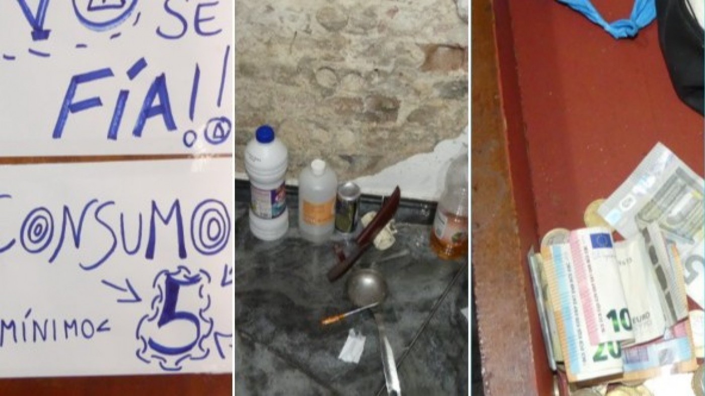 Desmantelado un punto de venta de drogas en Molina de Segura tras una violenta pelea