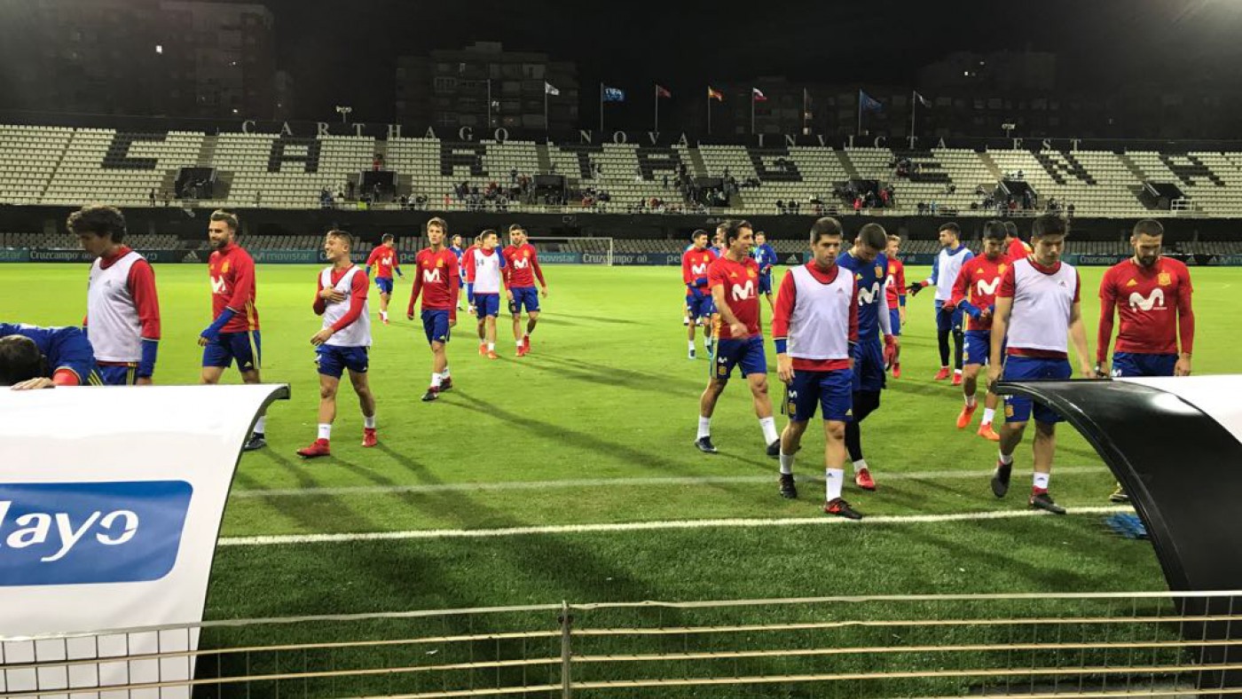 España-Eslovaquia sub-21, este martes, en el Cartagonova