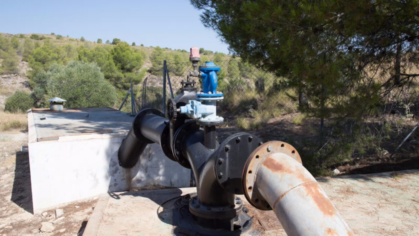 Extracción de agua en el Sinclinal de Calasparra