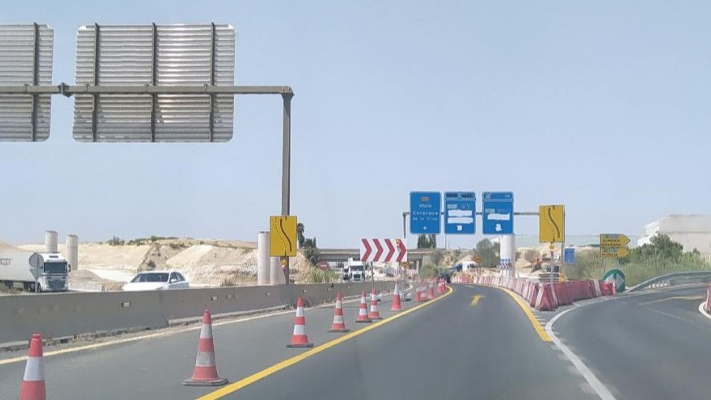 Piden que se replantee la señalización provisional de las obras del enlace entre la RM-15 y el Arco Noroeste