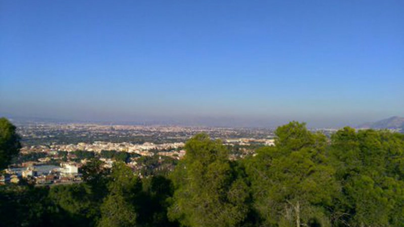 "Boina" de contaminación en la ciudad de Murcia