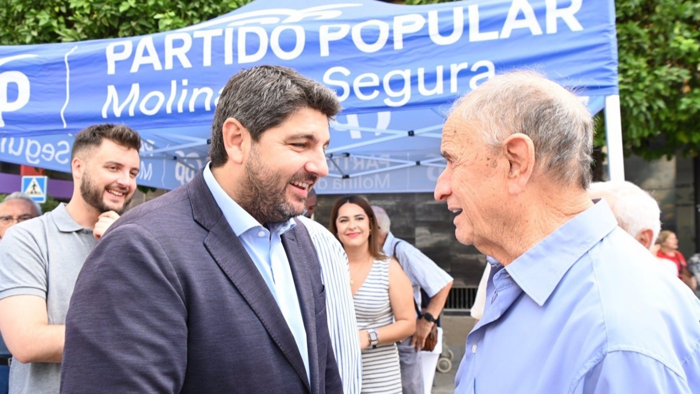 López Miras: "Es importante votar al PP para que la Región tenga voz en Europa"