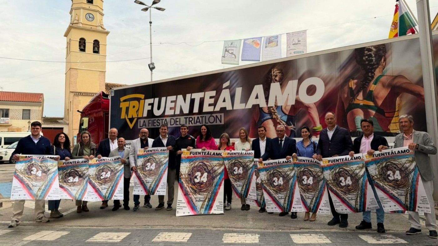 Cerca de mil deportistas tomarán la salida este sábado en el Triatlón de Fuente Álamo