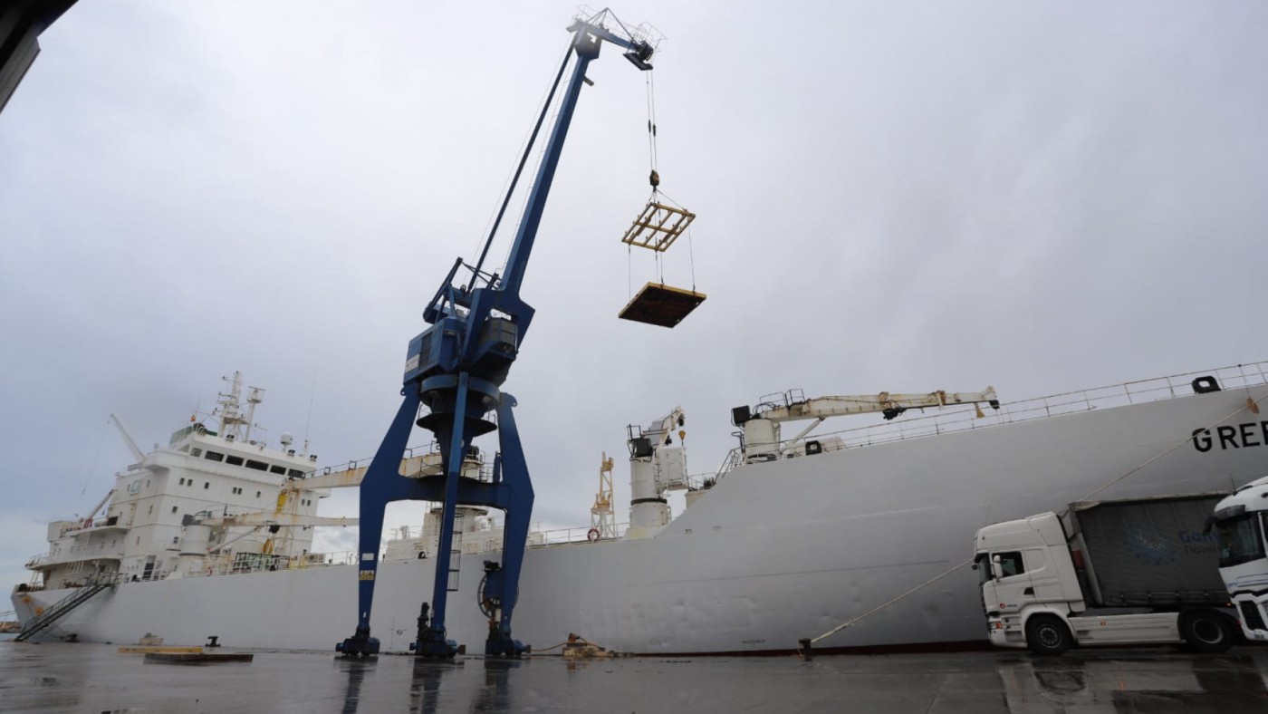 La compañía de verduras congeladas FRUVECO exporta a través del Puerto de Cartagena mil toneladas a EEUU