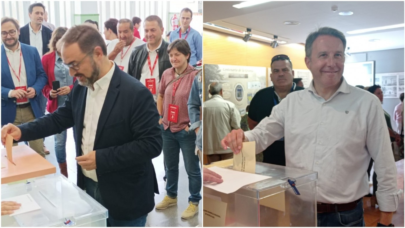 El alcalde de Lorca anima al voto pese a la amenaza de lluvia