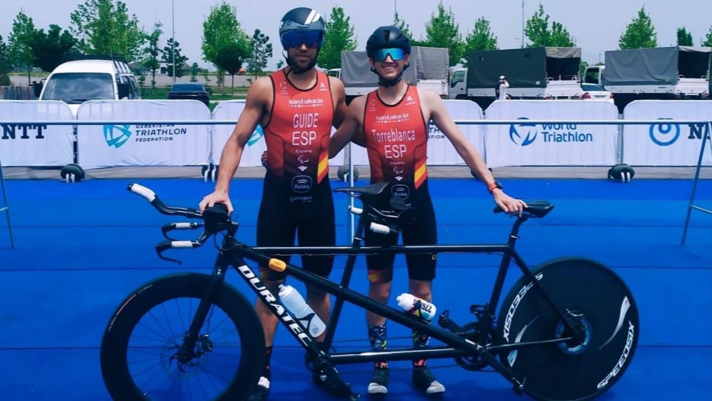 Abel Torreblanca, campeón de España de Paratriatlón