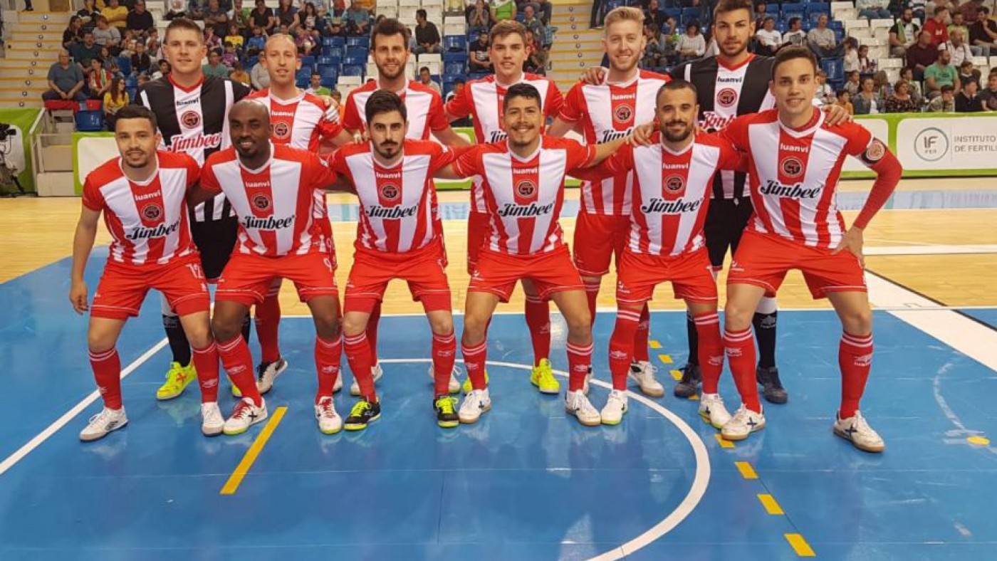 El Jimbee Cartagena empata a 5 frente a Palma Futsal