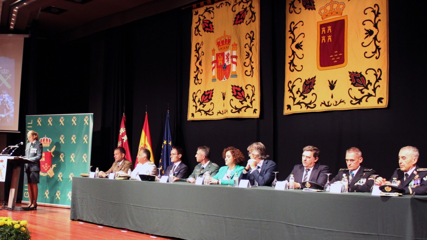 La Guardia Civil celebra el 179 aniversario de su fundación con un acto en Murcia