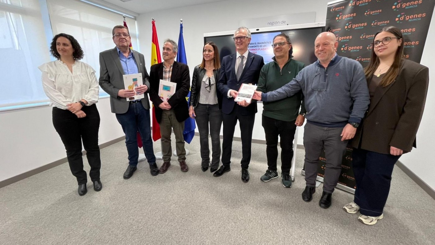 Presentan en Murcia la primera guía en español sobre trastornos plaquetarios congénitos